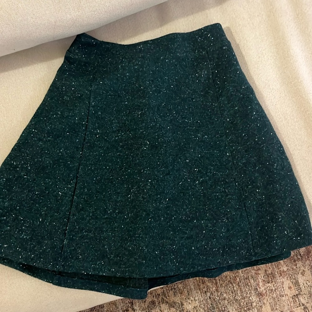 Loft dark green/blue skirt size 2